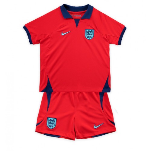 Dětský Fotbalový dres Anglie MS 2022 Venkovní Krátký Rukáv (+ trenýrky)
